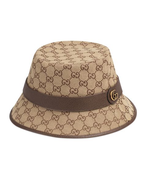 gucci original gg canvas cap|Gucci bucket hat for sale.